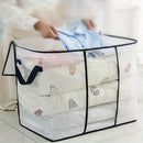 Large Transparent Storage Bag with Zipper &Handle