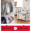 Large Transparent Storage Bag with Zipper &Handle