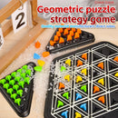 Triangle Chain Strategy Game