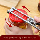 Adjustable Multi-Function Bottle Opener Stainless Steel Lids Off Jar Opener Labor-Saving Screw Can Opener For Kitchen Tools
