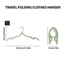 ABS clothes hanger ultra light travel portable clothes