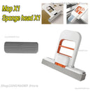 Foldable Portable Handheld Mini Mop Cleaning Desktop Mop Home Replacement for Bathroom Kitchen Desktop Glass Living Room Car